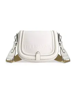 Джиговая седельная сумка с логотипом и эффектом потертости True Religion, белый 20977620 | white