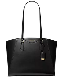Большая кожаная сумка Taryn Michael Kors, черный 19923025 | black