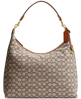 Сумка через плечо Juliet Signature Jacquard Coach, коричневый 20057781 | brass/cocoa burnished amber