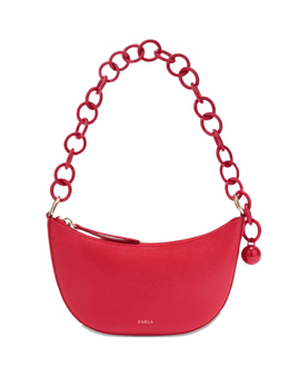 Сумка Furla mini Sfera в форме полумесяца с цепочкой, красный we00767bx39899001 | красный