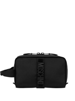Сумка из телячьей кожи с логотипом Moschino, черный md5300pp0nf21 | черный