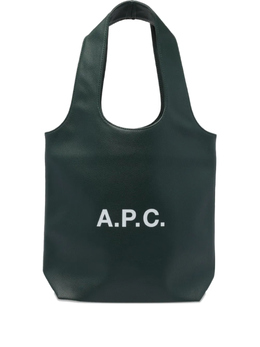 Сумка-тоут с логотипом APC Ninon A.P.C., зеленый puabom61861 | зеленый