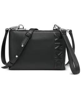 Тисли маленькая поясная сумка-кошелек DKNY, черный 20919283 | black/silver