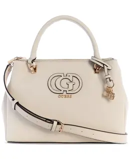 Сумка-хобо Calebra Small Status Satchel Guess, коричневый/бежевый 22073856 | off white