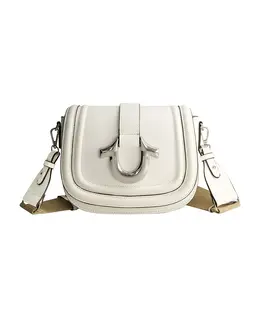 Седловая сумка с золотой фурнитурой True Religion, белый 20979323 | white