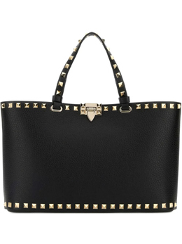 Сумка-шоппер Valentino Garavani Rockstud, черный 7w2b0s20vsf | черный