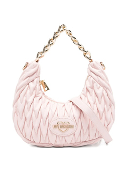 Стеганая сумка через плечо Love Moschino с цепочной ручкой, розовый jc4014pp1nlh0 | розовый