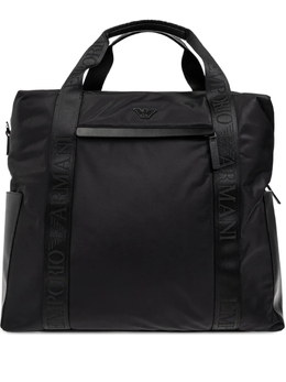 Сумка-тоут с логотипом Emporio Armani, черный em001802af13454 | черный