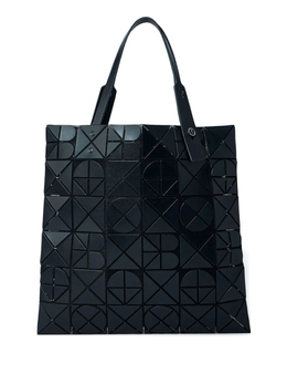 Сумка-тоут Bao Bao Issey Miyake Font с треугольной плиткой, черный bb56ag84216 | черный