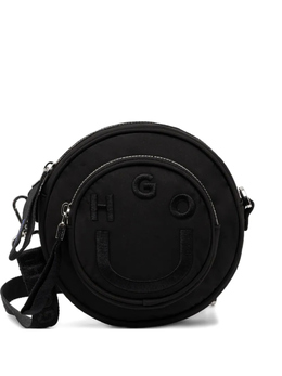 Мини-сумка Hugo Happy Hugo с вышитым логотипом, черный 50541785 | черный