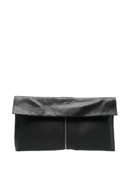 Кожаный клатч Alexander Wang с двойной молнией, черный 20325k80l | черный