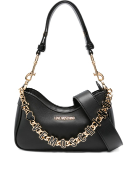 Сумка-шоппер с логотипом Love Moschino, черный jc4070pp1nl13 | черный