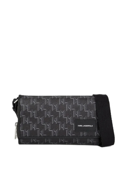 Сумка через плечо с монограммой Karl Lagerfeld K/Voyage, черный a2w320152da | черный