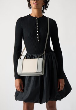 Сумка через плечо RIVA CROSSBODY - Across body bag Furla, светло-серый fu151h1rm-c11 | ballerina/cenere