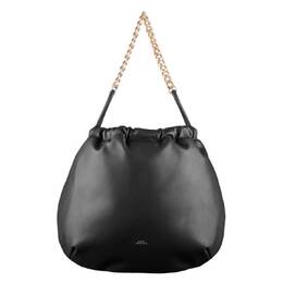 A.P.C. Ninon Logo Chain Shoulder Bag puaat-f61877-lzz black