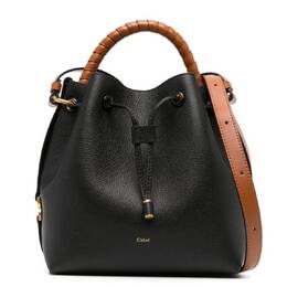 Chloe Marcie Drawstring Small Bucket Bag chc23as606i31-black