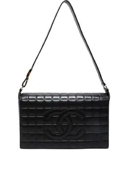 Chanel 2002-2003 interlocking CC Choco Bar shoulder bag 31444647
