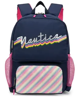 Детский рюкзак для школы, 16" (высота) Nautica, мультиколор 17377807 | retro rainbow