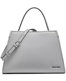 Сумка-трансформер Mica с верхней ручкой Calvin Klein, серый 19341979 | dove gray