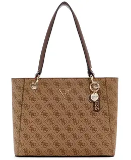 Ноэль II Маленькая сумка-тоут Guess, коричневый 22015557 | latte logo/brown strap