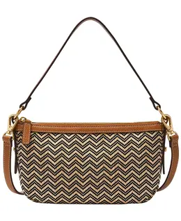 Женская сумка-кроссбоди Jolie Small Fossil, мультиколор 21945528 | chevron straw