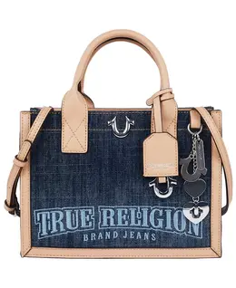 Джиговая сумка-шоппер с логотипом Bombe True Religion, синий 23155498 | dark denim