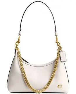 Сумка через плечо Juliet Small 25 из гладкой кожи Coach, белый 19344848 | brass/chalk