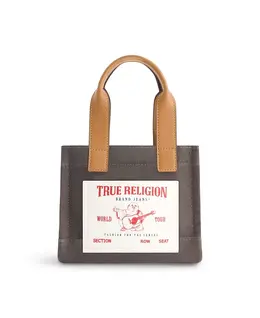Мини-сумка тоут True Religion, серый 17420597 | grey