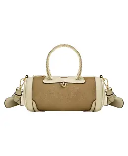 Сумка-мешок Mini Duffel из замши через плечо True Religion, коричневый/бежевый 20984386 | taupe