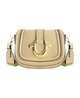 Седловая сумка с золотой фурнитурой True Religion, коричневый/бежевый 20336791 | beige