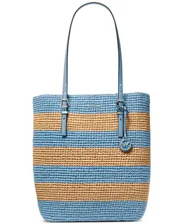 Крупная плетеная сумка-тоут Quinn North South Michael Kors, оранжевый 21067171 | orange punch