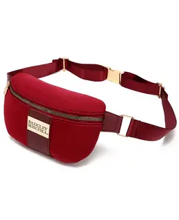 Серый женский поясной рюкзак Scuba Belt Bag Fanny Pack Badgley Mischka, красный 14486764 | burgundy
