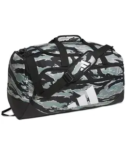 Мужская сумка-дафл Defender Logo Adidas, мультиколор 20522660 | essential camo silver green-black/black