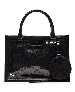 Сумка-тоут Celene Clear Box с денимом Steve Madden, черный 17655932 | black