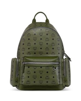 Стайл Stark Visetos Рюкзак MCM, зеленый 5554989 | khaki moss