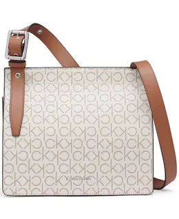 Гаванский клатч Signature Small Messenger Bag Calvin Klein, мультиколор 19925498 | van khk/caramel
