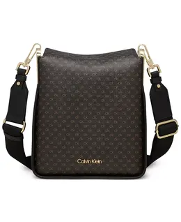 Фирменная регулируемая сумка-кроссбоди Fay с магнитным клапаном Calvin Klein, коричневый 18377077 | brown khk