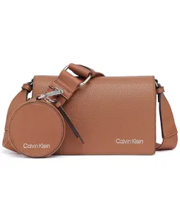 Сумка кросс-боди Millie с двойной молнией Calvin Klein, коричневый 17907783 | caramel