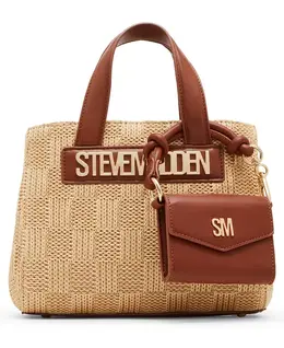 Мини-сумка Bflores Raffia Steve Madden, коричневый 20926928 | cognac