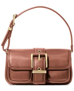 Сумка Colby Mini Leather Pouchette Michael Kors, коричневый 21067340 | luggage
