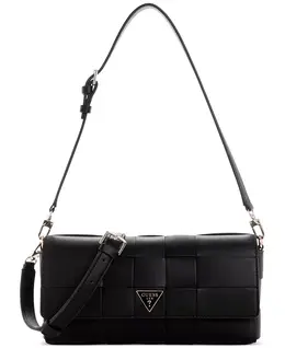 Сумка Maylee с плетеным клапаном через плечо Guess, черный 22073892 | black