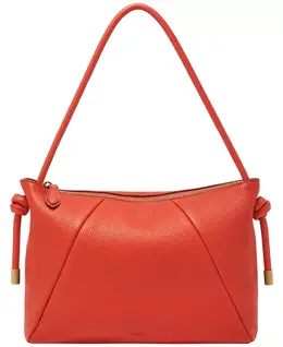 Кожаная сумка Willa Medium через плечо Fossil, красный 21945524 | flash