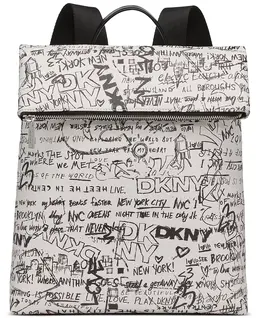 Рюкзак средний Tinsley DKNY, мультиколор 20919284 | marshmallow/black
