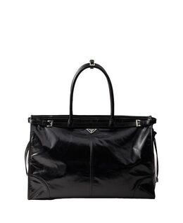 Кожаная сумка-тоут Prada, черный 5596004 | black