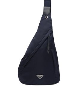 Рюкзак из переработанного нейлона и кожи Prada, синий 5595744 | blue