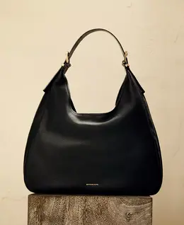 Нолита большая кожаная сумка-хобо через плечо Michael Kors, черный 20673730 | black