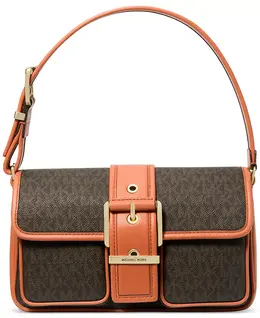 Сумка через плечо Colby с логотипом Michael Kors, оранжевый 21450558 | brown/orange punch
