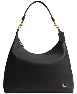Женская кожаная сумка через плечо Juliet 38 Coach, черный 19865361 | brass/black