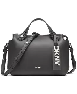 Мини-рюкзак с логотипом Louisa Mini Logo Charm Satchel DKNY, черный 21998899 | black/silver