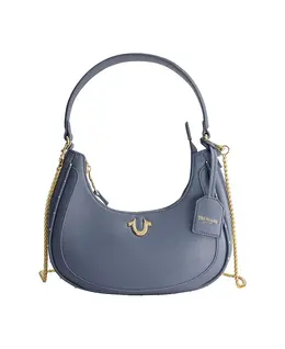 Сумка-хобо Zip Top Crescent True Religion, синий 20977622 | blue